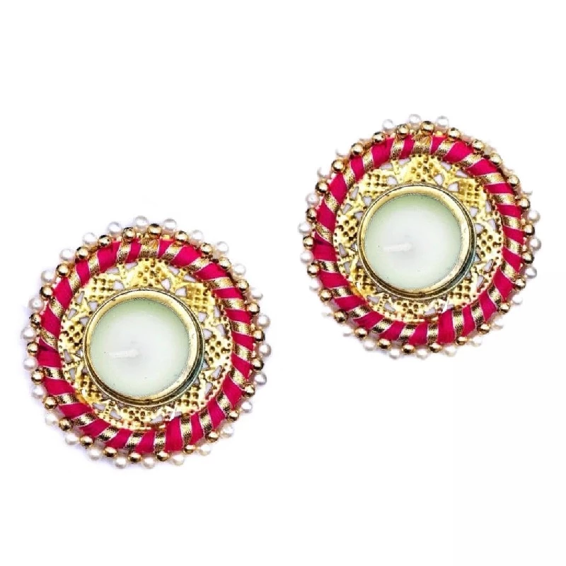 ProKart Premium Pearl Moti Beads Light Holder Candle Stand Diya Decoration, 200 g-1.webp